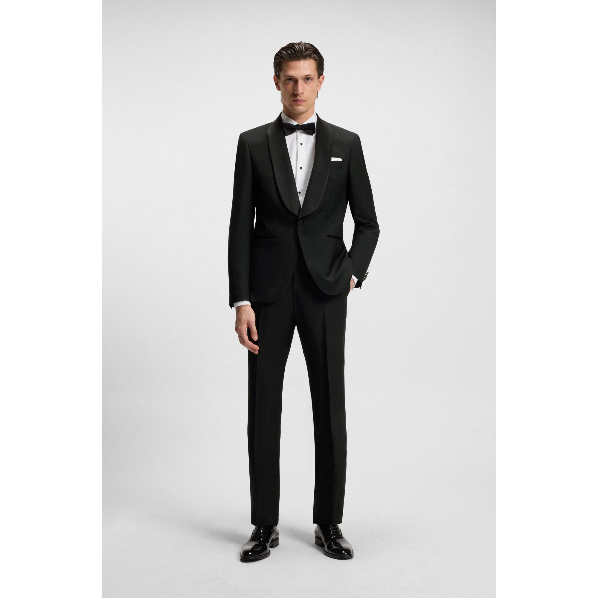 Boss Two-piece tuxedo suit in an Italian wool blend - Style H-Huge-2pcs-TuxS-254, 50551762