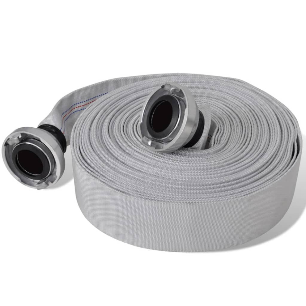 VidaXL Fire Hose Flat Hose 30 m with C-Storz Couplings 2 Inch