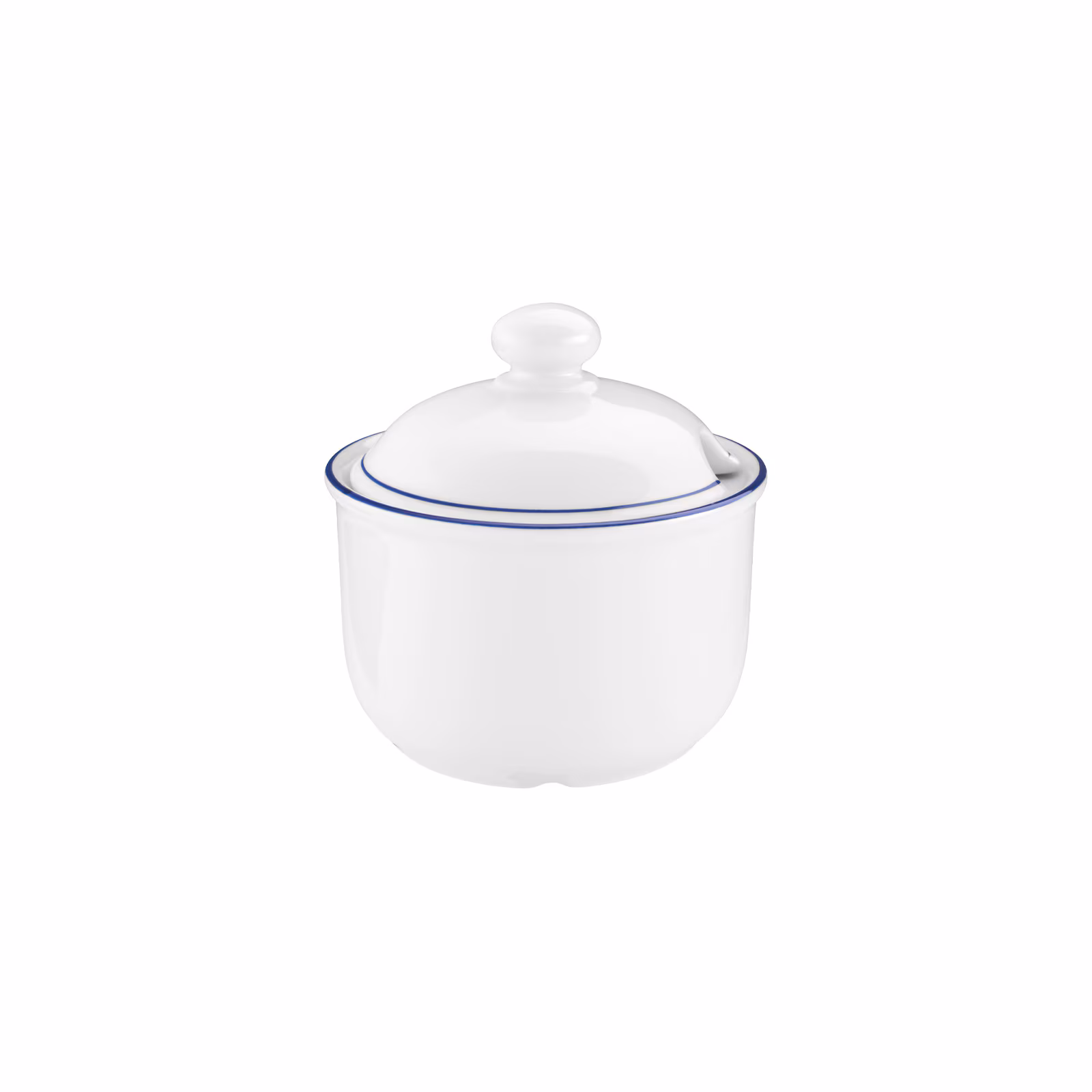 Seltmann Weiden Blaurand 250g Sugar Bowl with Lid blue,white