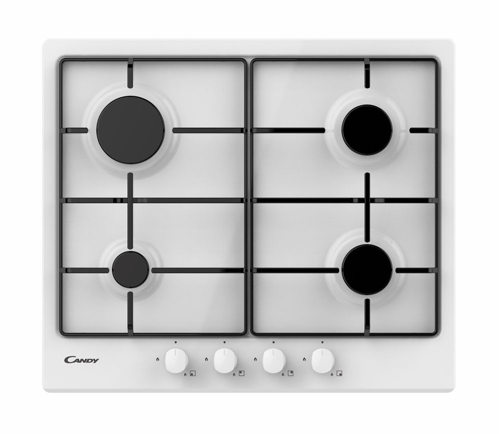 Candy CHW6BRWW 4 Burner Gas Hob - White