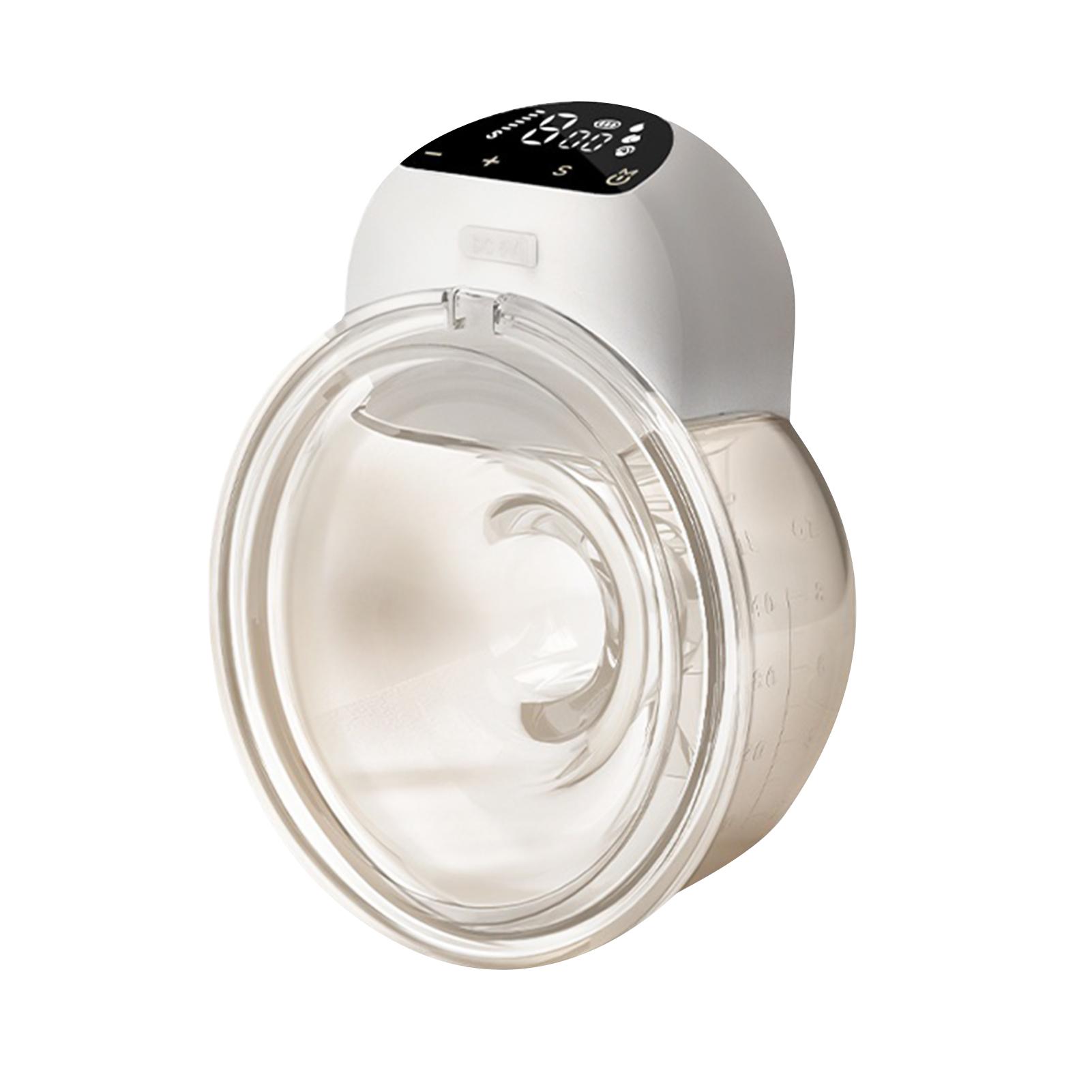 Neoglint doopser DPS-8015 Wearable Breast Pump Hands Free Electric Breast Pump for Breastfeeding 3 Modes 9 white