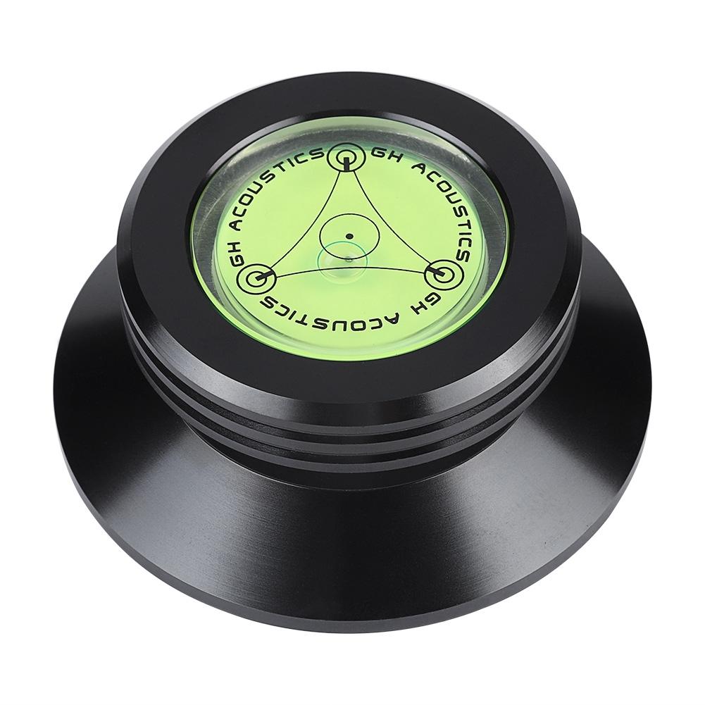 OutsideWorld NEW Black Record Weight Clamp for LP Vinyl Turntables Metal Disc Stabilizer