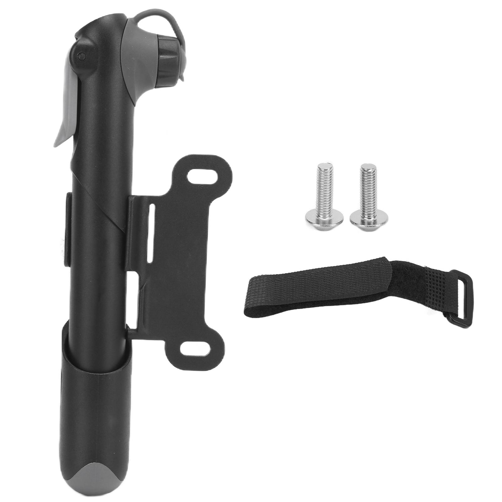 TOMTOP JMS Bike Pump with Pressure Gauge Mini Portable Bicycle Pumps Presta and Schrader Valves for Road