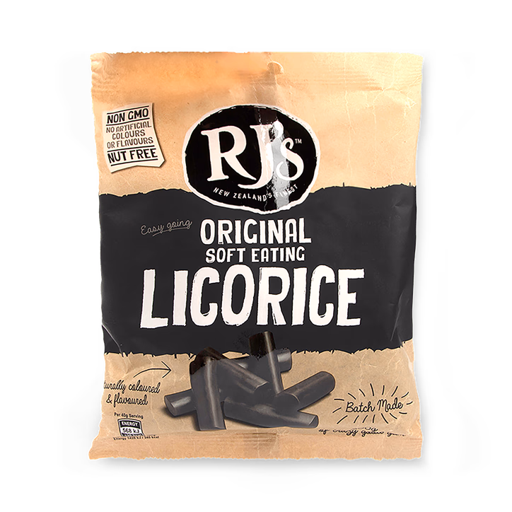 Rj&#39;S RJ Licorice Natural Soft Licorice 300 g