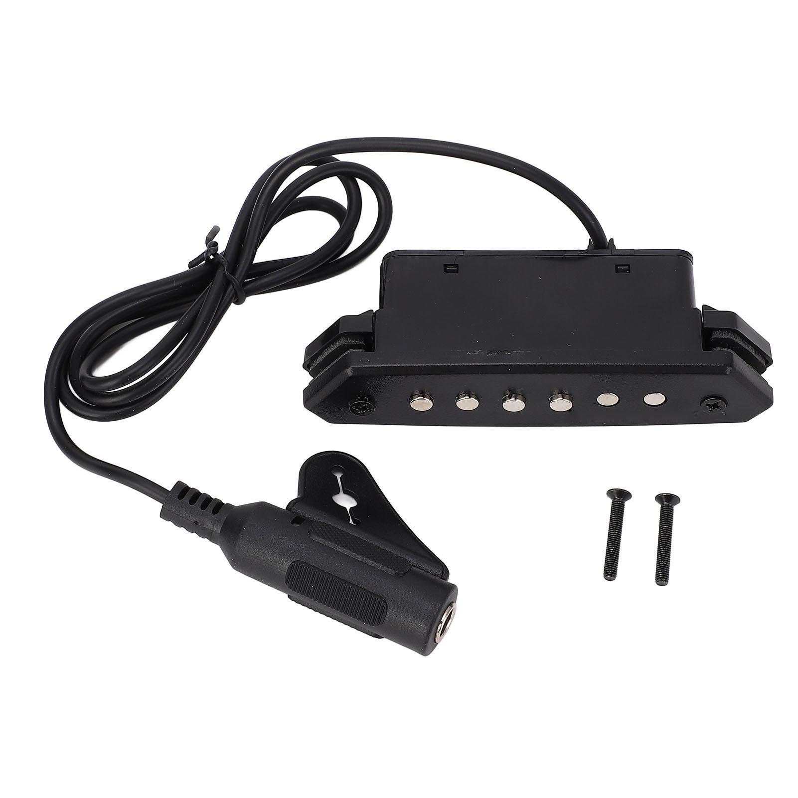 Fishine Acoustic Guitar Soundhole Pickup Humbucker Passive Soundhole Pickup for 39 to 42in Guitars