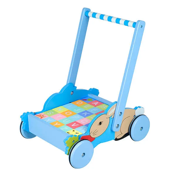 Orange Tree Toys - Peter Rabbit Wooden Alphabet Blocks Trolley
