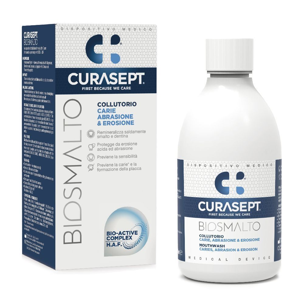 Curaden Healthcare Spa Curaden Curasept Biosmalto collutorio protezione carie 300ml