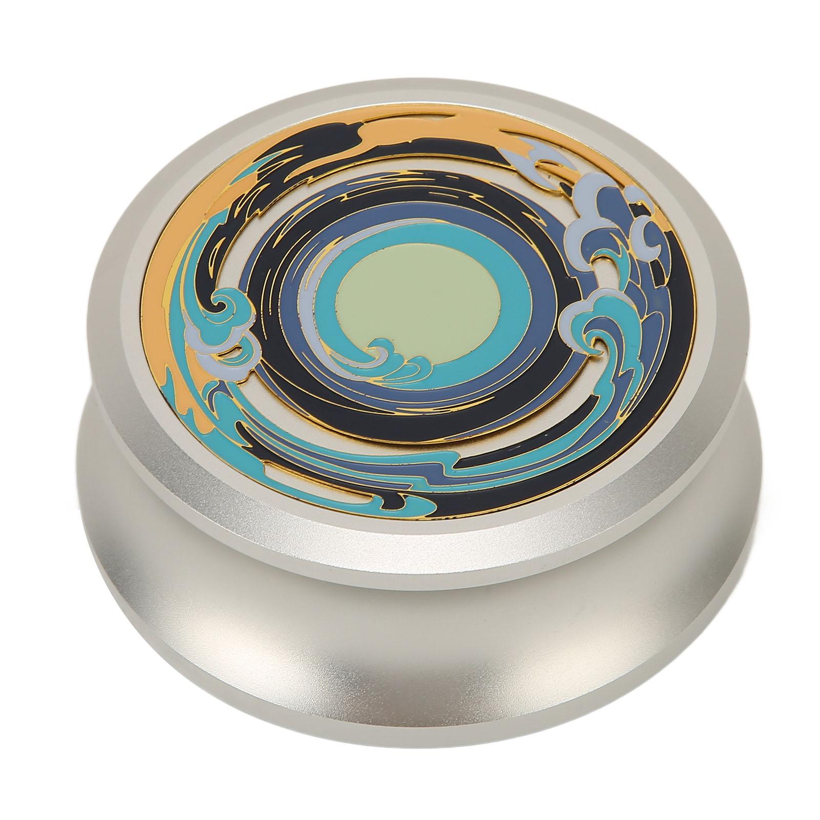 HONOR ELECTRONICS LP Vinyl Turntables Disc Stabilizer Professional Record Weight Clamp with Silicone Bottom Pad for