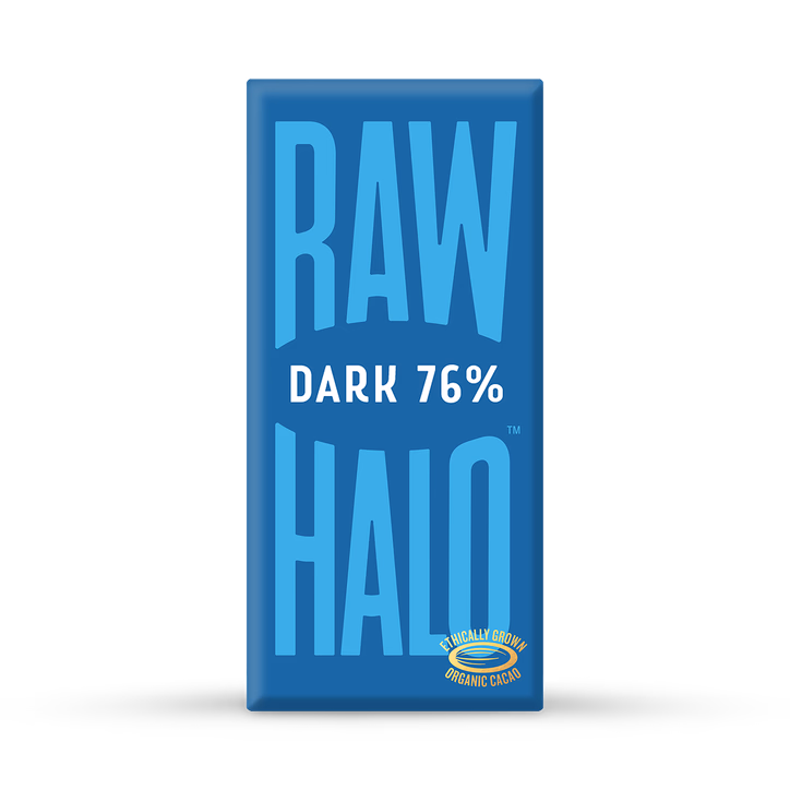 Raw Halo 'Pure Dark 76%' Chocolate Bar 70g