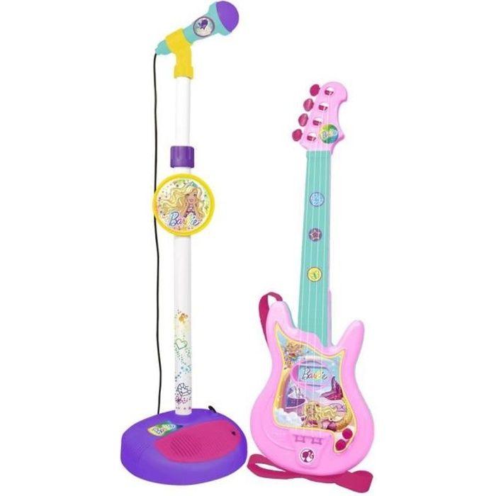 TECHSALES BARBIE Ensemble micro et guitare