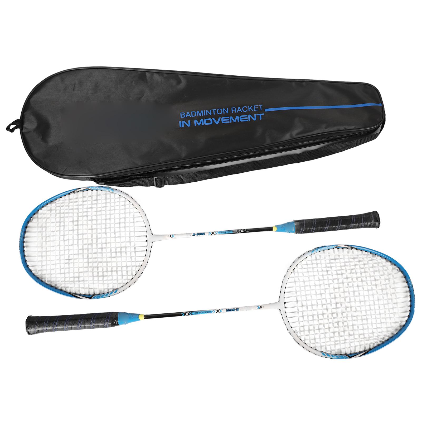 Vestidos 2PCS Professional Badminton Racket with Comfortable Handle Practice Badminton Racket for Kids