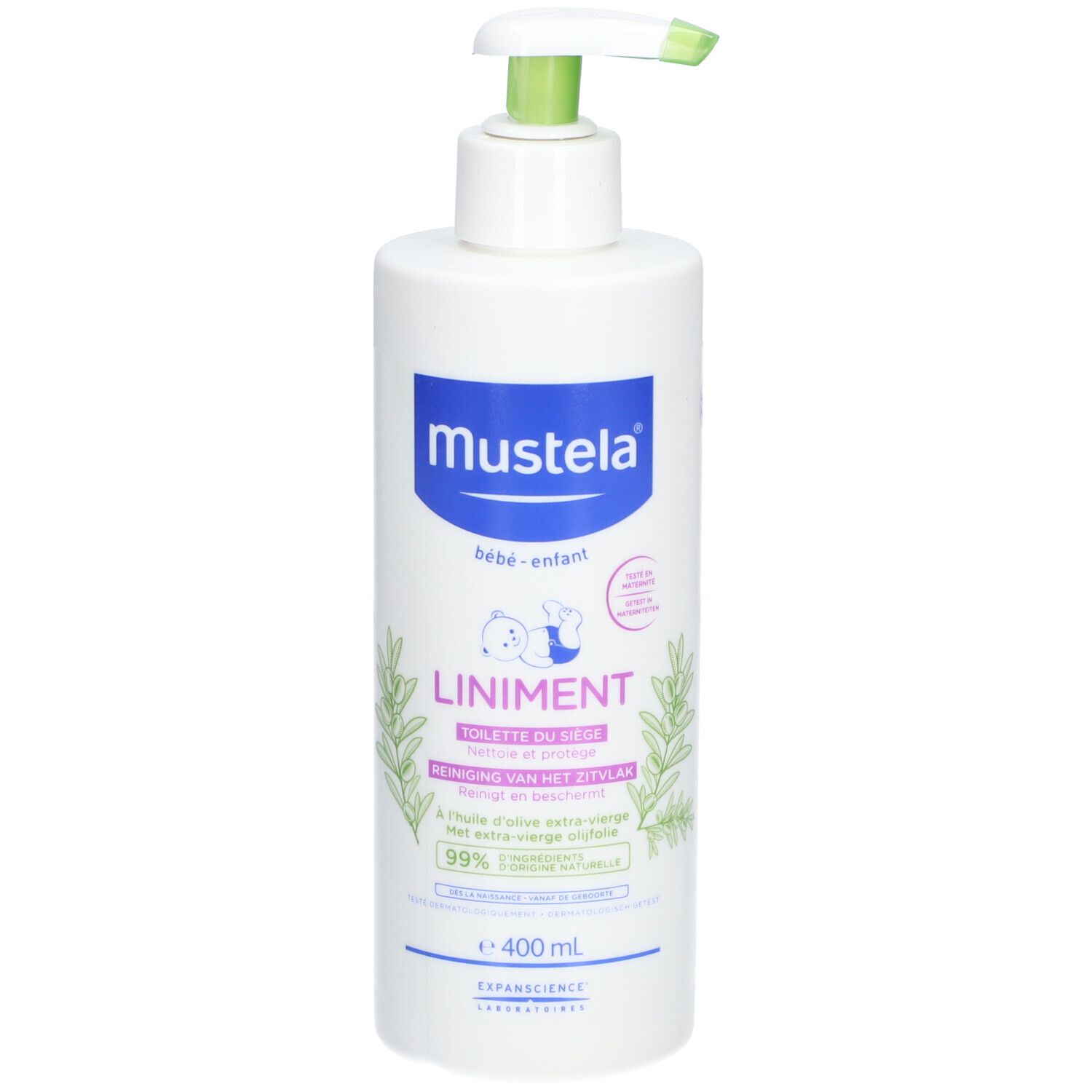 Mustela BÉbÉ Liniment Toilette Du Siège 400 Ml