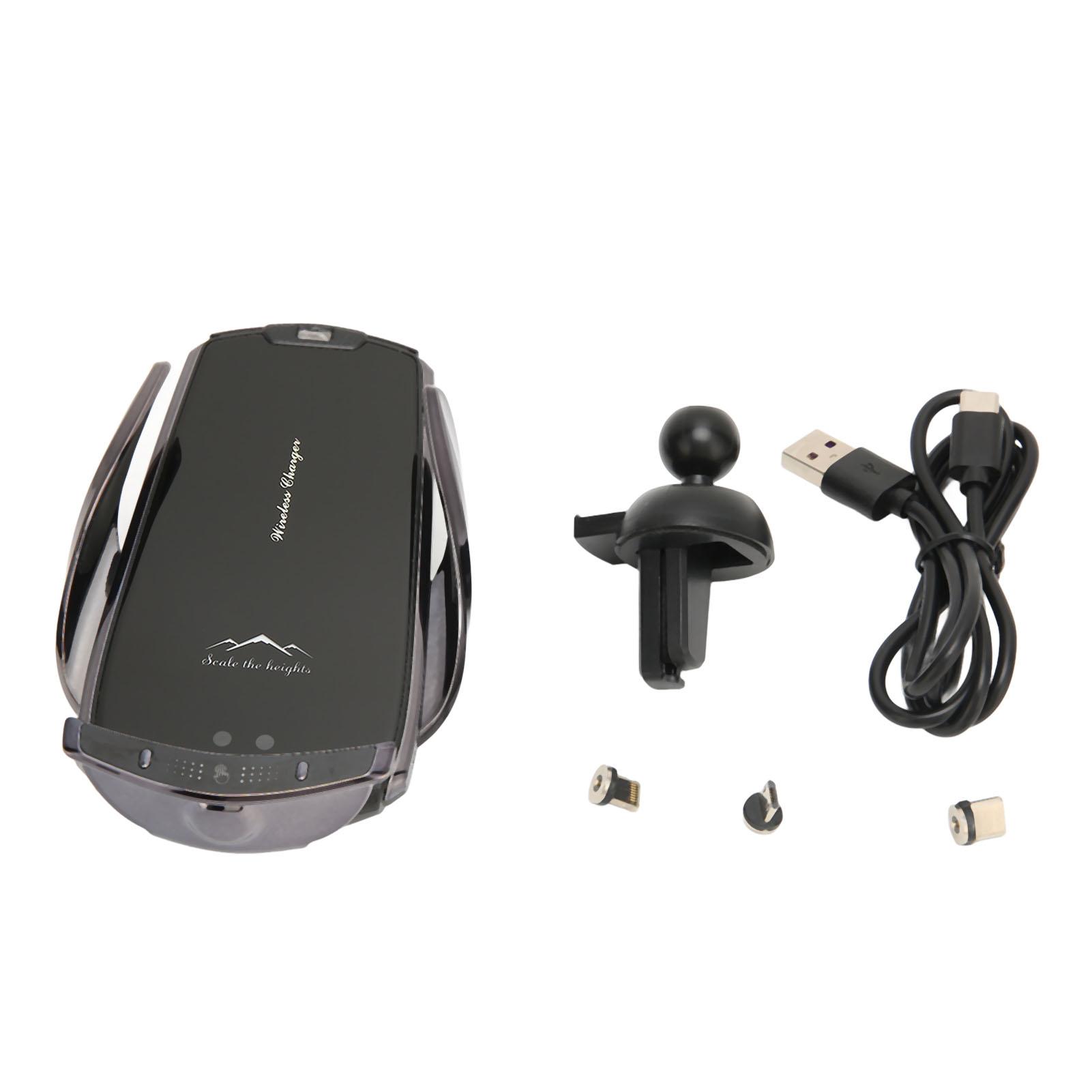 OutsideWorld Wireless Car Cellphone Charging Bracket PC ABS 100mah Intelligent Automatic Induction Mobile Phone