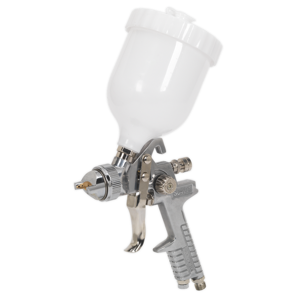 Sealey S642G Spray Gun Gravity Feed 1.8mm Set-Up