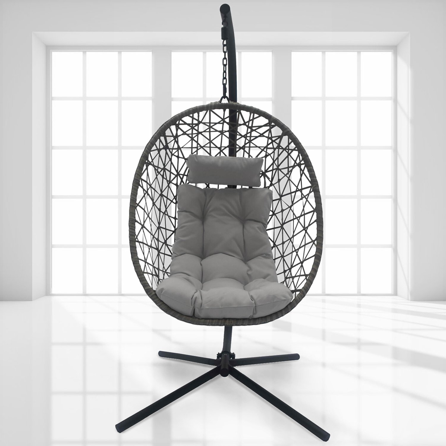 Teresa Hanging Chair with Cushion