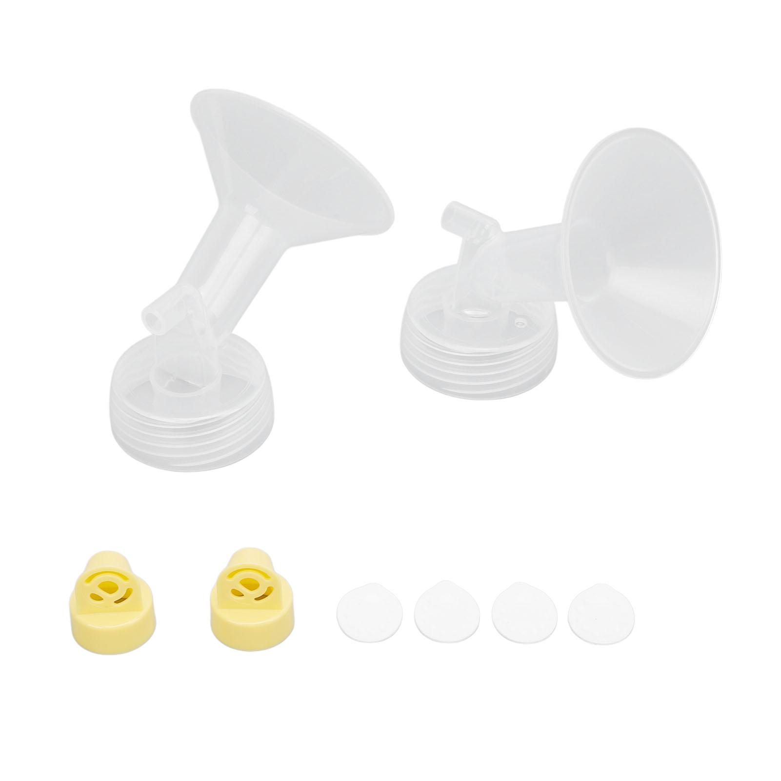 Neoglint 24mm Flange Pump Parts Flange Breastpump Replacement Accessories Flange Breastshield Valve Membrane
