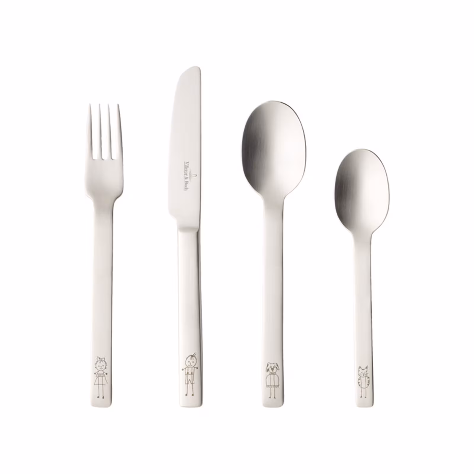 Villeroy & Boch One 4 Piece Cutlery Set, Service for 1 gray