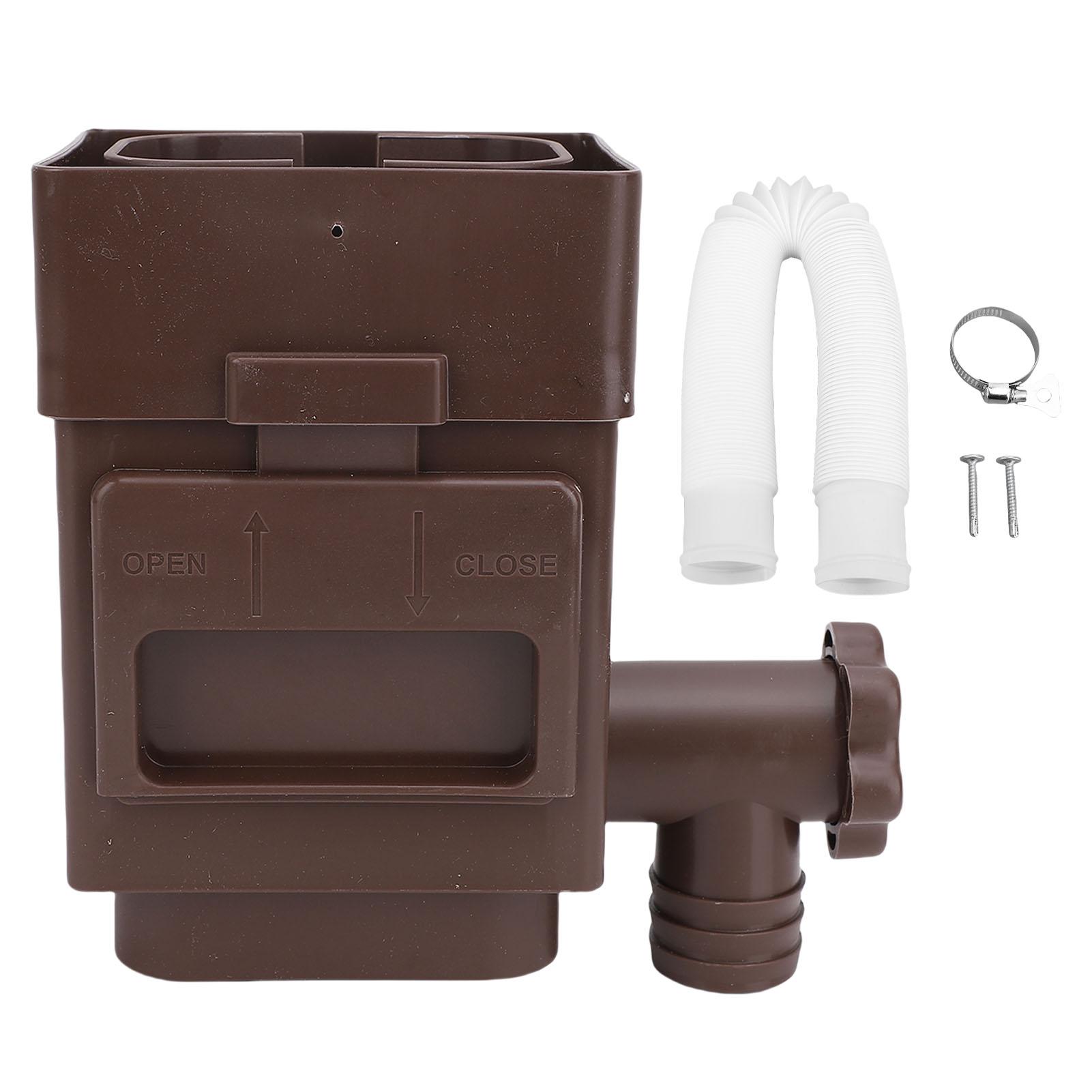 Health & Beauty PRODUCT Downspout Filter Weather Proof Space Saving Gutter Downspout Leaf Filter Adapter for 3in 4in brown